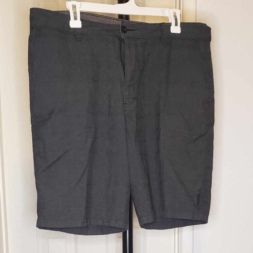 Used Men's Oneil Grey Polyester Shorts 36